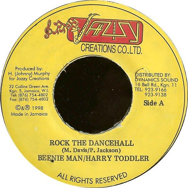 7inch Record BEENIE MAN / HARRY TODDLER / OLD D. - Rock The Dancehall / Woman A Temp M NONE Jazzy Creations 1998 Jamaica Reggae, Ska & Dub Used