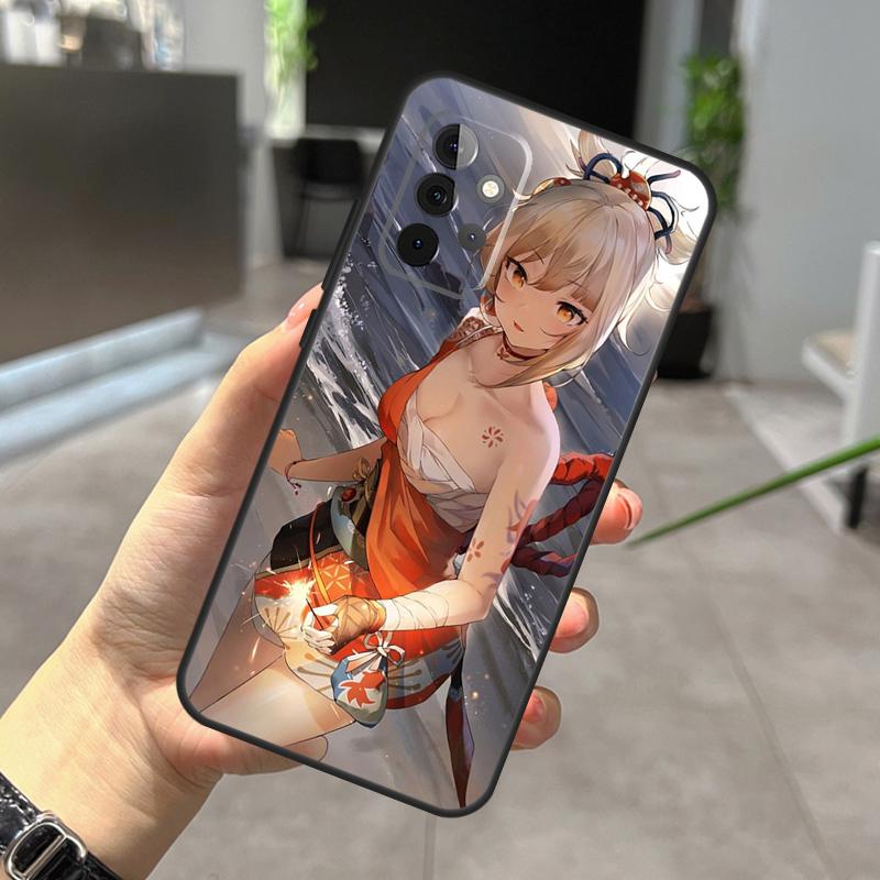Genshin Impact Yoimiya Case For Samsung Galaxy A53 A33 A13 A14 A34 A54 A31 A51 A71 A12 A22 A32 A42 A52 A52S Coque