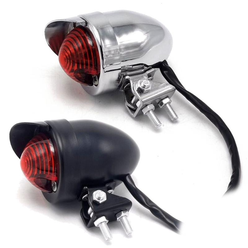 Racer Style Stop Tail Lights Motorbike Brake Rear Lamp Taillight for Chopper