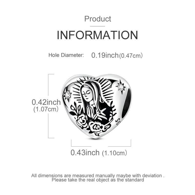 

Charm Bead Charms Bead Charms copper Jesus Redemption and Belonging Saint Girl Pendants Bead Charms Compatible With Do It Yourself Bracelets Jewellery