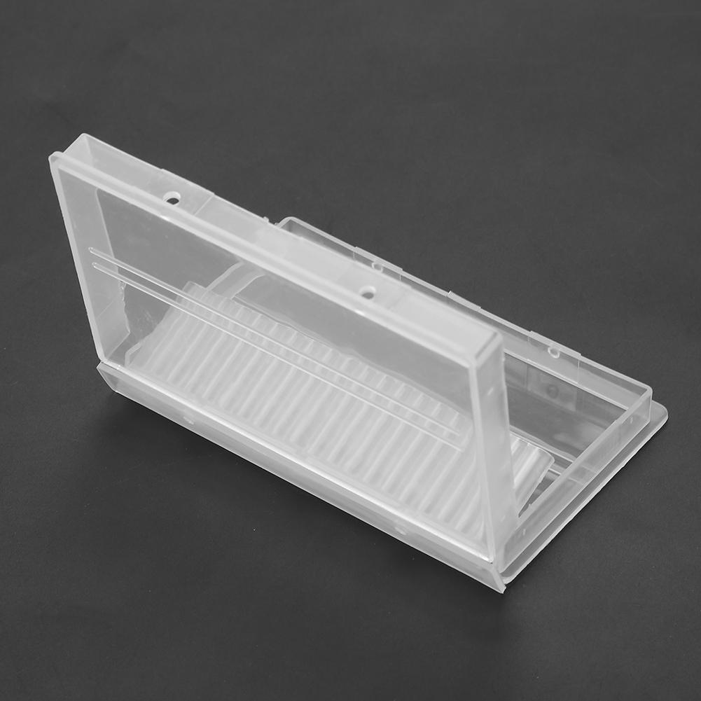 20 Slots Nail Drill Bit Case Holder Manicure Tool Organizer Displayer Stand