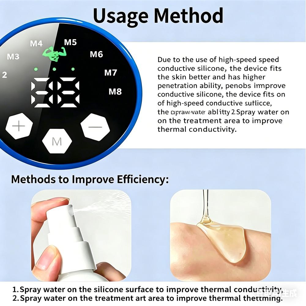 Smart Massage Device EMS Muscle Massager Stimulator for Arm Leg Electric Trainer USB Recharge Slimming Shaping Massager Weight Loss Fitness