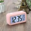 Alarm Clock Desktop Digital Clock LCD Large Screen Temperature Calendar Nightlight Wake-up Student Snooze Clock 12/24H Bedrooms