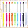 18Pcs Beaded Pencil for Students Non Sharpening Pencil 0.5 Non Refilling Beadable Automatic Cute Writing Pencil Wholesale