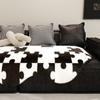Puzzle Imitation Rabbit Fur Sofa Cushion European High-Grade Non-Slip Sofa Cover Cloth Universal Anti-Skid Seat Cover