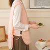 Vest Style Apron for Women Kitchen Cooking Smock with Handy Wipe And Pockets Sleeveless Cooking Apron for Home Painting BBQ Hosting