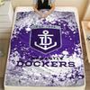 1pz Coperta in Flanella con Stampa Fremantle Dockers, Alta qualità, Confortevole per Tutte le Stagioni, Decorazione per la Casa, Calore e Comfort