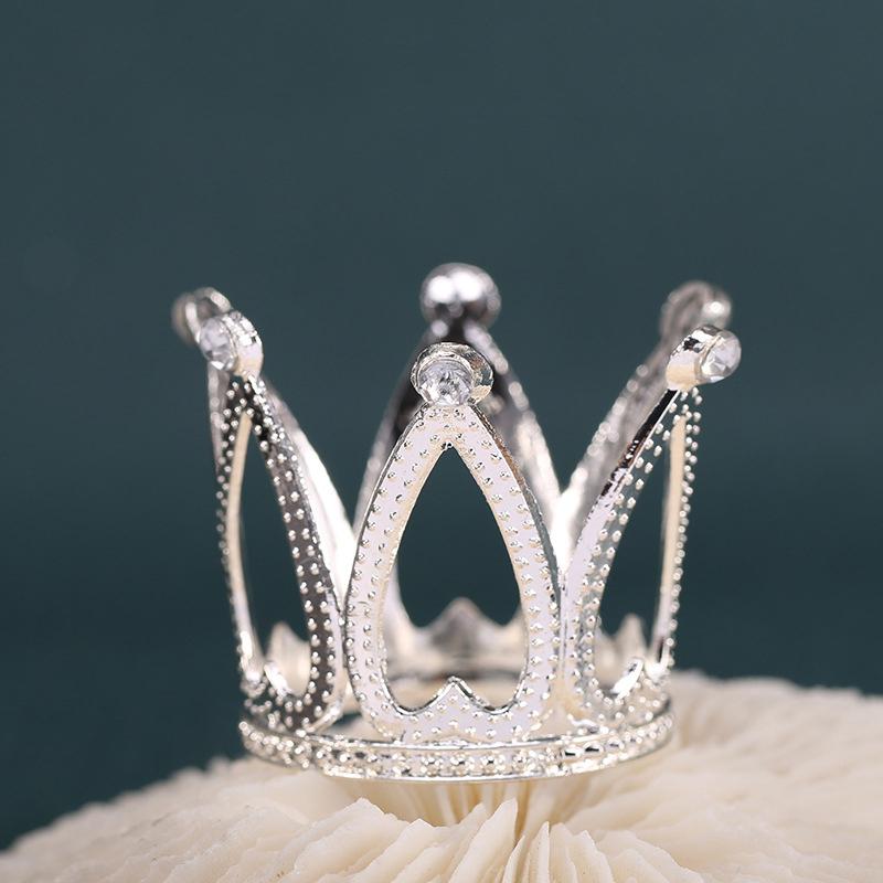 1Pc Mini Crown Princess Tiaras Romantic Pearl Garland Children Hair