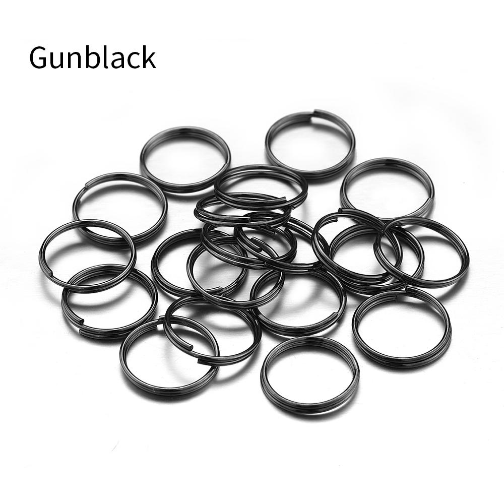 

MINGXUAN 200pcs 5-14mm Key Rings Open Jump Split Rings Double Loops Circle Keychain Ring Holder Connectors for Jewelry Making 5mm