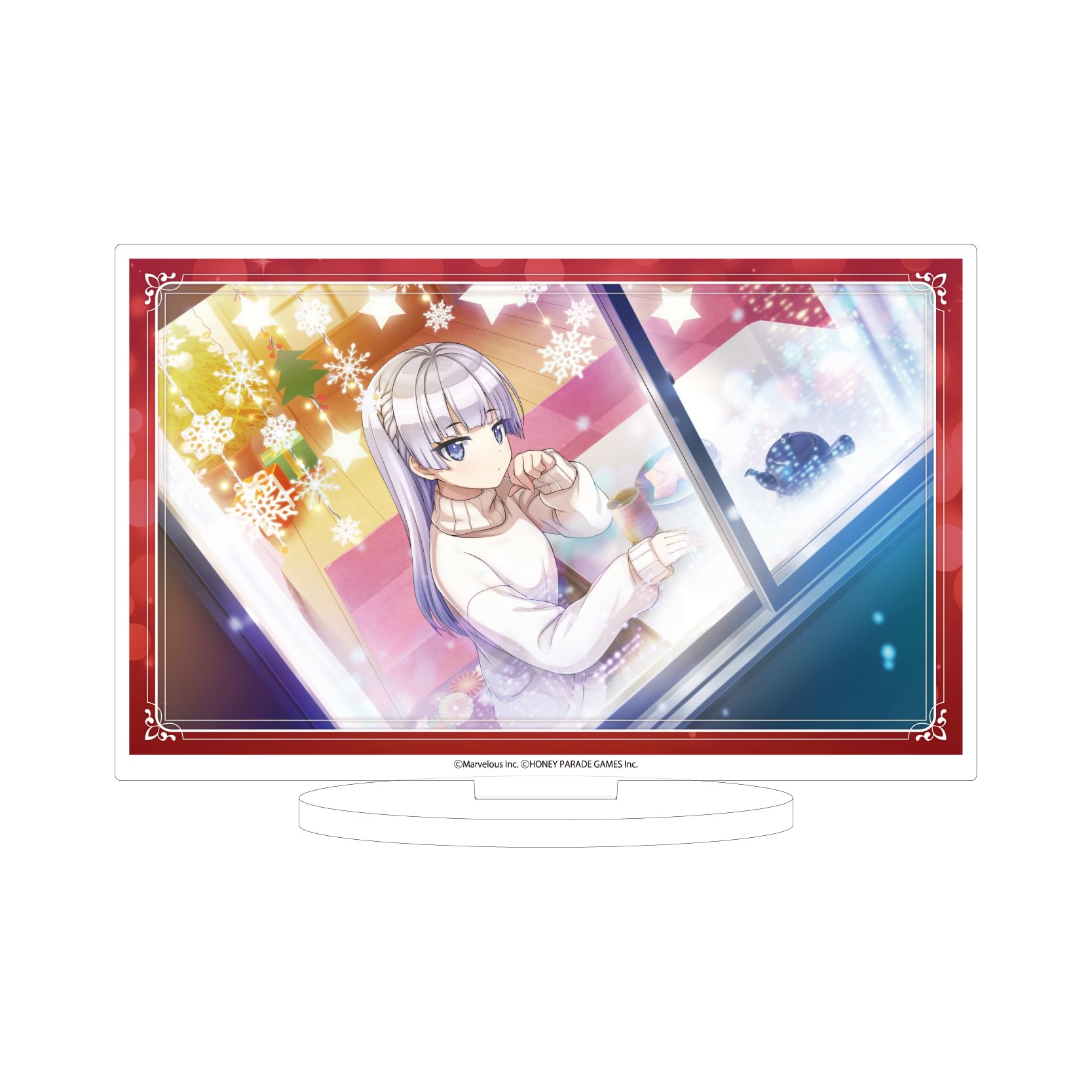 

Dolphin Wave 21 Белый Снежный Пик [Официальная Иллюстрация] Акриловая Подставка