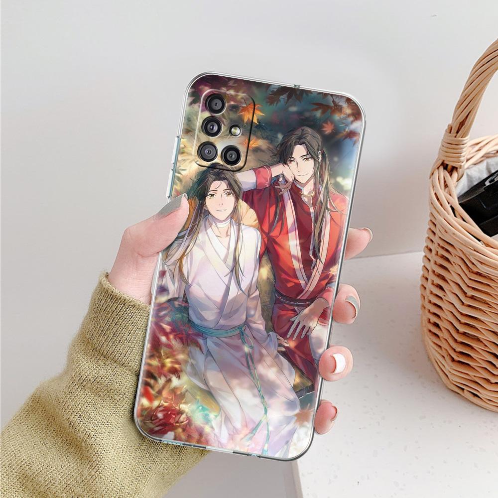 Etui Na Telefon Błogosławieństwo Oficjala Niebios Dla Samsung Galaxy A51 A71 A21S A12 A11 A31 A41 A52 A32 5G A72 A01 A33 A13 5G Przezroczyste Etui