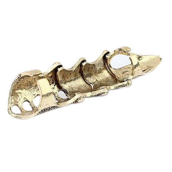 Knuckle Ring Exaggerated Adjustable Unisex Punk Gothic Joint Full Claw Jewelry for Cospaly