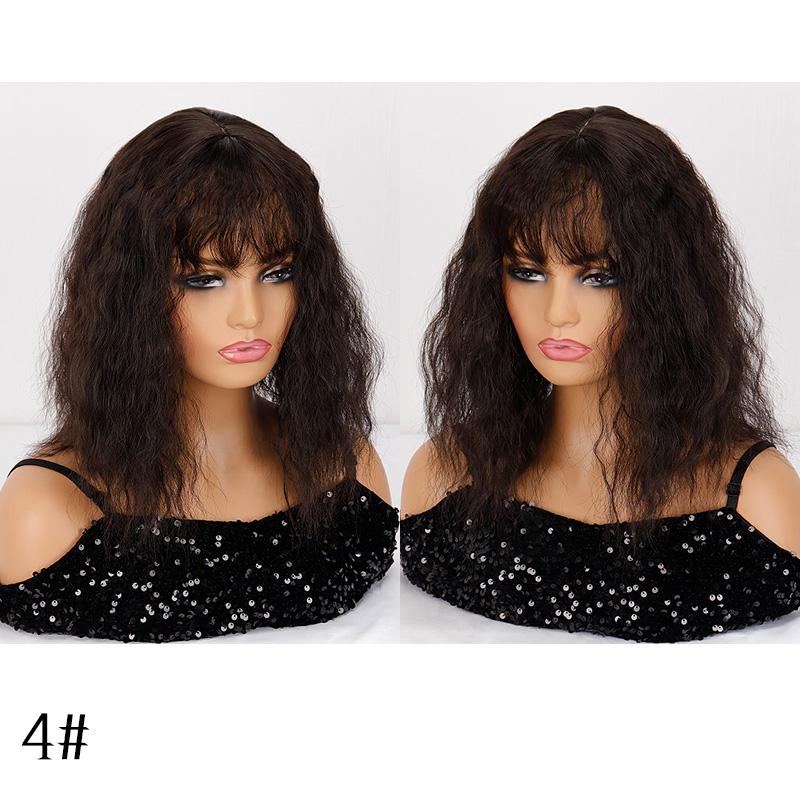 

XINRAN женские синтетические волокна для наращивания волос, волнистые волосы, шиньон до плеч, сменные блоки для волос, коричневый, светлый цвет