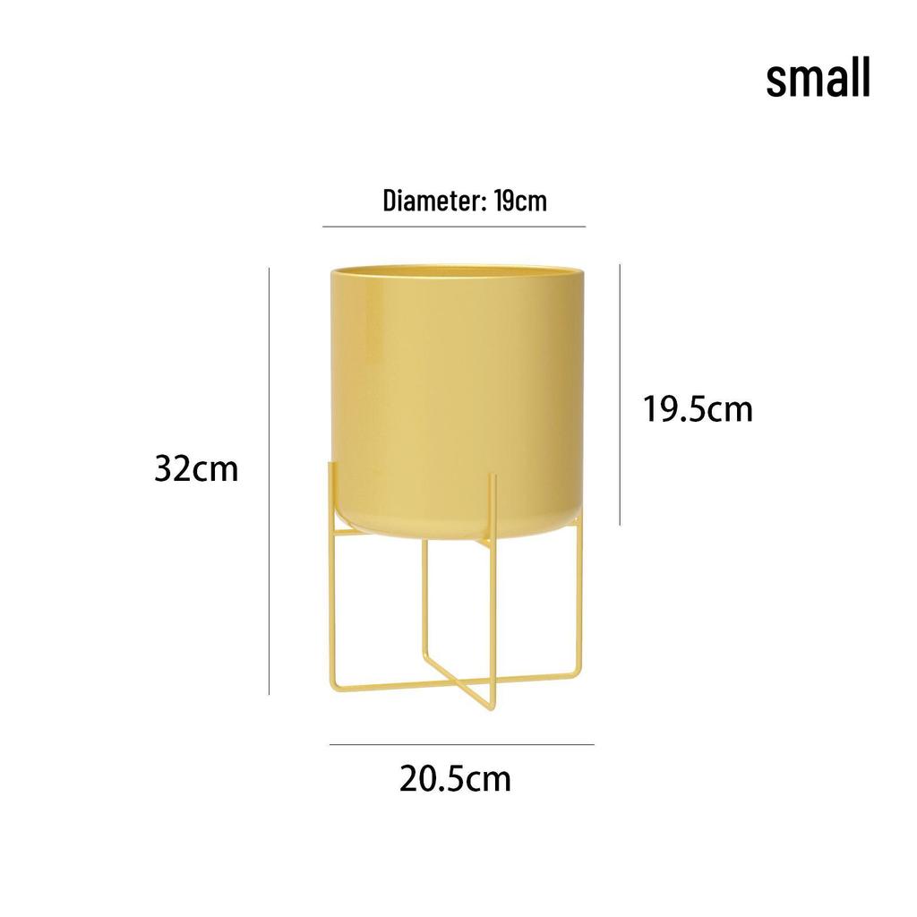 Nordic Style Wrought Iron Flower Stand - Creative Indoor Metal Storage Rack for Living Room Decor and Ornaments