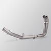 Titanium Alloy Exhaust Pipe Set for Chunfeng 450SR Motorcycle, Non-Destructive Install