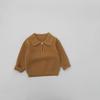 Baby Clothes Super Cute Baby Spring And Autumn Knitted Overalls Fashion Polo Shirt Sweater Split Two-Piece Set