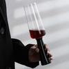 Retro Black Pillar Glass Simple Cool Round Glass Cups Creative Handmade Glass Wine Glasses  Champagne Mojito Cocktail Cups Gifts