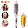 3 In 1 Thermal Brush Hot Air Curling Comb One-Step Hair Styling Brush  Home Use