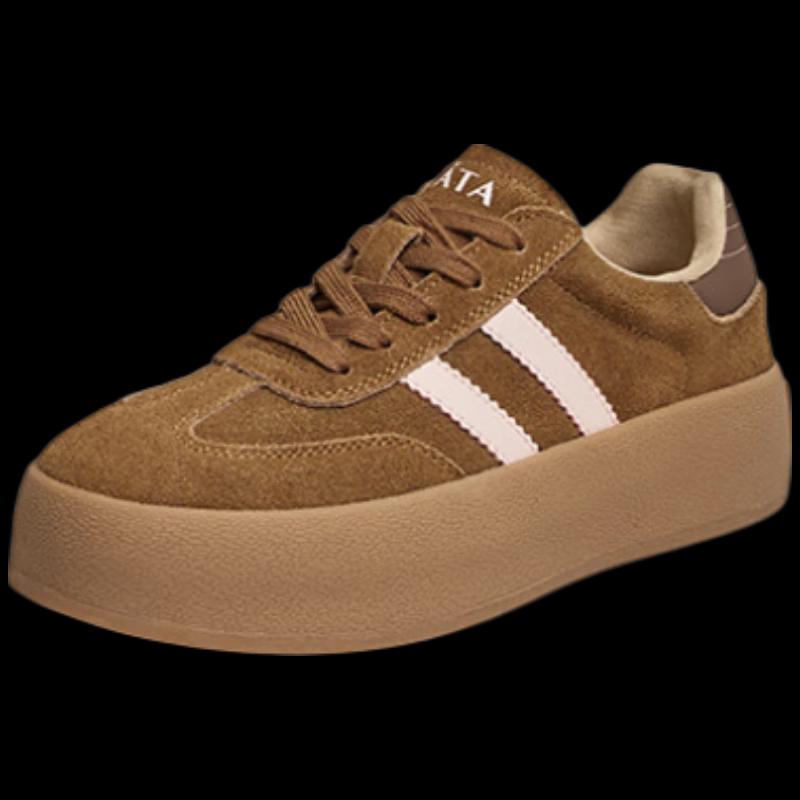 TATA 2024 Spring Colorblock German Trainer Sneakers for Women 37