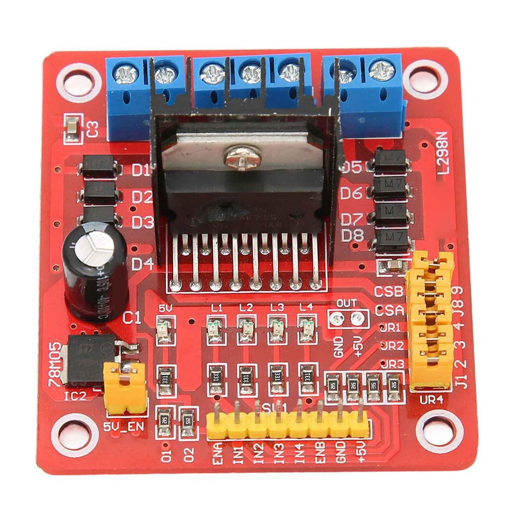 Moduł sterownika silnika krokowego DC L298N Dual H Bridge Wielofunkcyjna płyta sterująca silnikiem