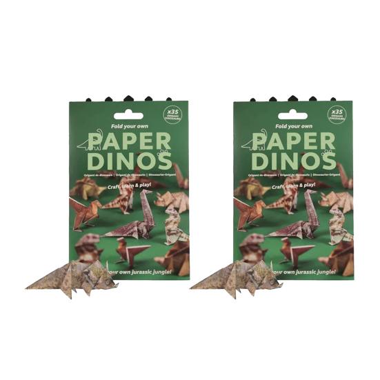 DIY Origami Animal Kit Cute Paper Kitten Origami Set 3D Dog Cat Dinosaur Paper