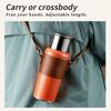Vacuum insulated stainless steel bottle 304, 600 ml, gift box, office, professional style, coffee mug, thermos flask, portable e