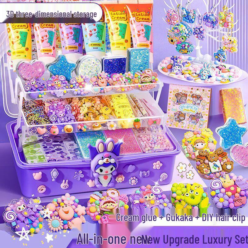 

Luxury Edition Cream Glue Guka Toy Set for Girls