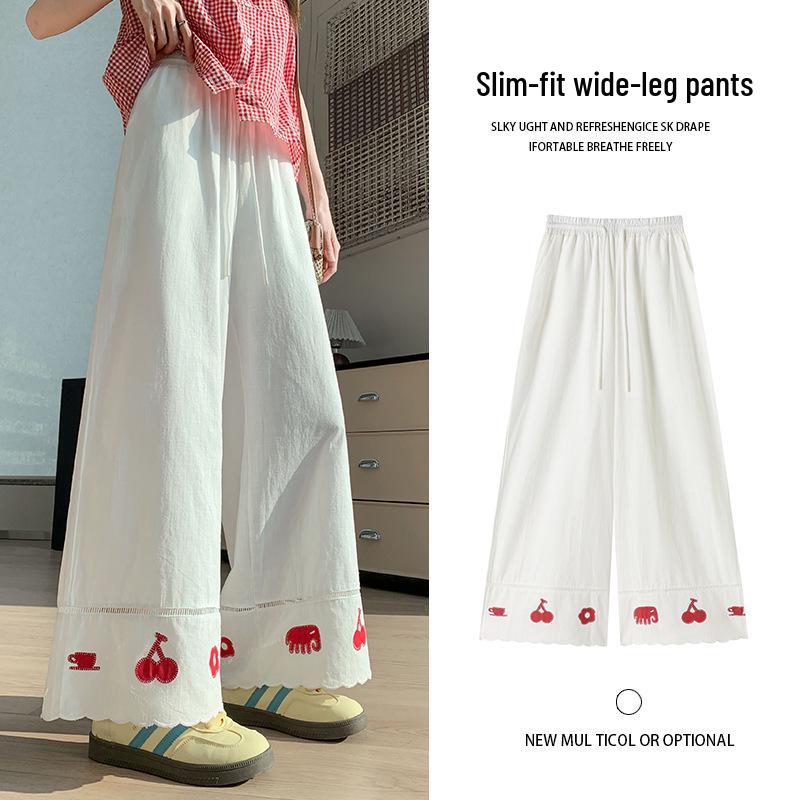 Women s Slim-Fit Lace Trousers - Summer 2026 Urban Style Small
