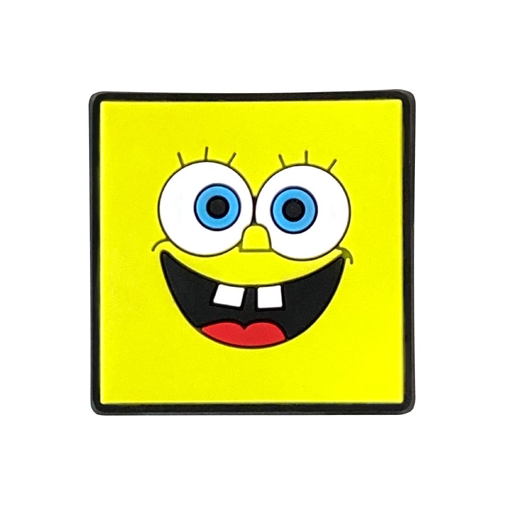 SpongeBob Series Clog Shoe Charms - 32 Soft Rubber DIY PVC Ornaments & Buckles