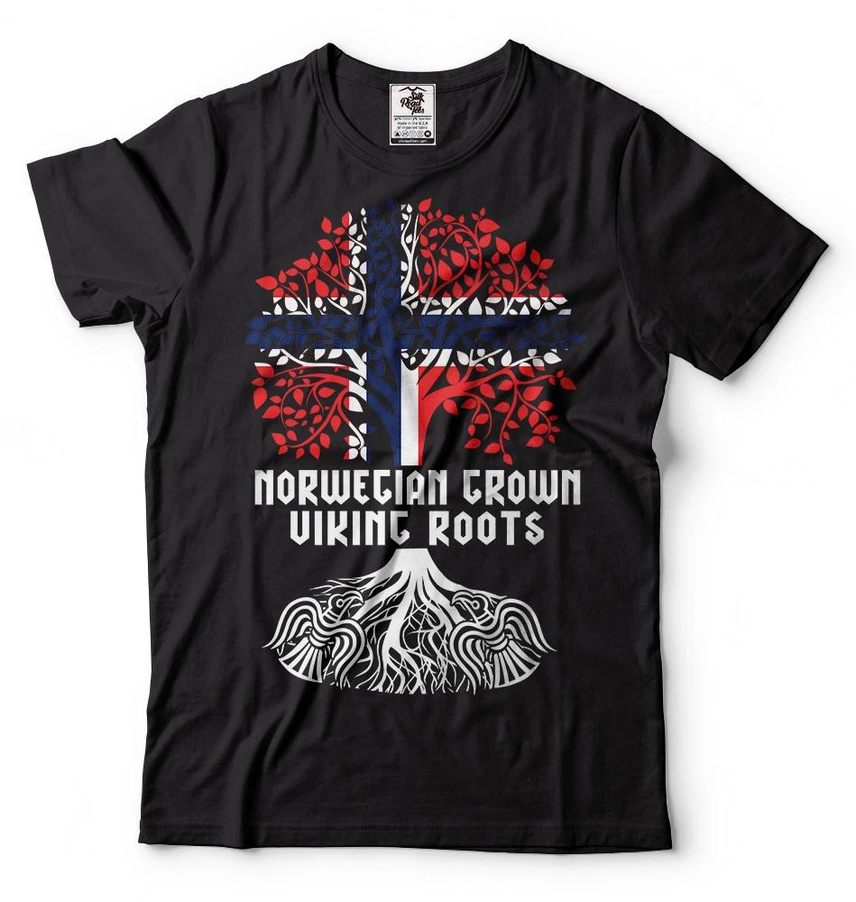 Norway Viking T-shirt Norwegian T-shirt Norwegian Grown Viking Roots Heritage T S