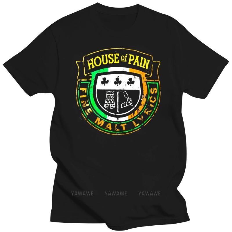 

Adult tee tops teenager cotton tee-shirt House Of Pain MenCrest Distressed T Shirt Black brand casual short sleeve tshirt 5XL різнокольоровий