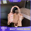Transparent Bag Women's New Popular Fashion High-end Casual Shoulder Messenger Bag Hand Carry Jelly Bag