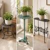 Iron Plant Stand Openwork Design Ornamental Potted Floor-Standing