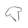 Carbon Fiber Trim Cover Steering Wheel Sticker For Honda Civic 10Th Generation 2016-2018 Inner Accessories