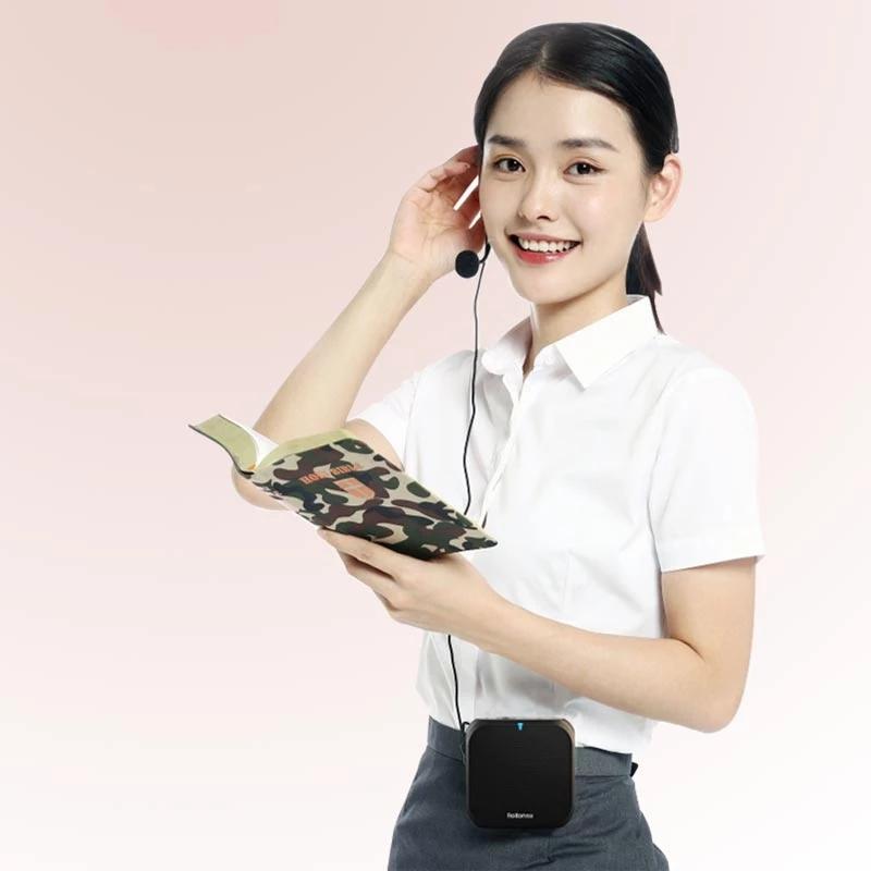 Voice Sound Audio Amplifier Bullhorn Megaphone Shop Loudspeaker For Portable Loud Speaker With Wired Microphone Megafon Teacher