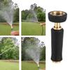Spray Hose Nozzle Adjustable Brass Head Garden Water Hose Nozzle Sprayers Fittings