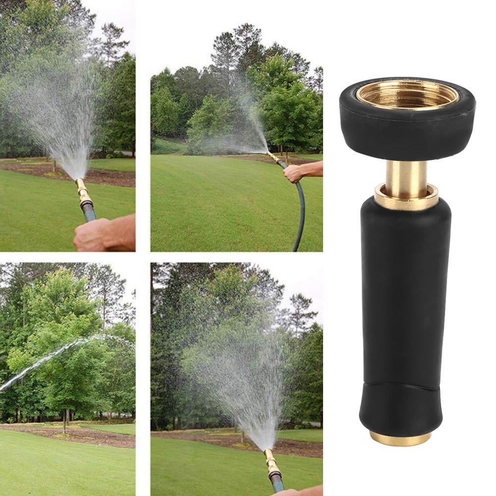 Spray Hose Nozzle Adjustable Brass Head Garden Water Hose Nozzle Sprayers Fittings