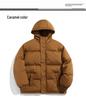 2025 Men's Winter Loose Hooded Cotton Jacket - Thick, Fashionable, Casual Outerwear