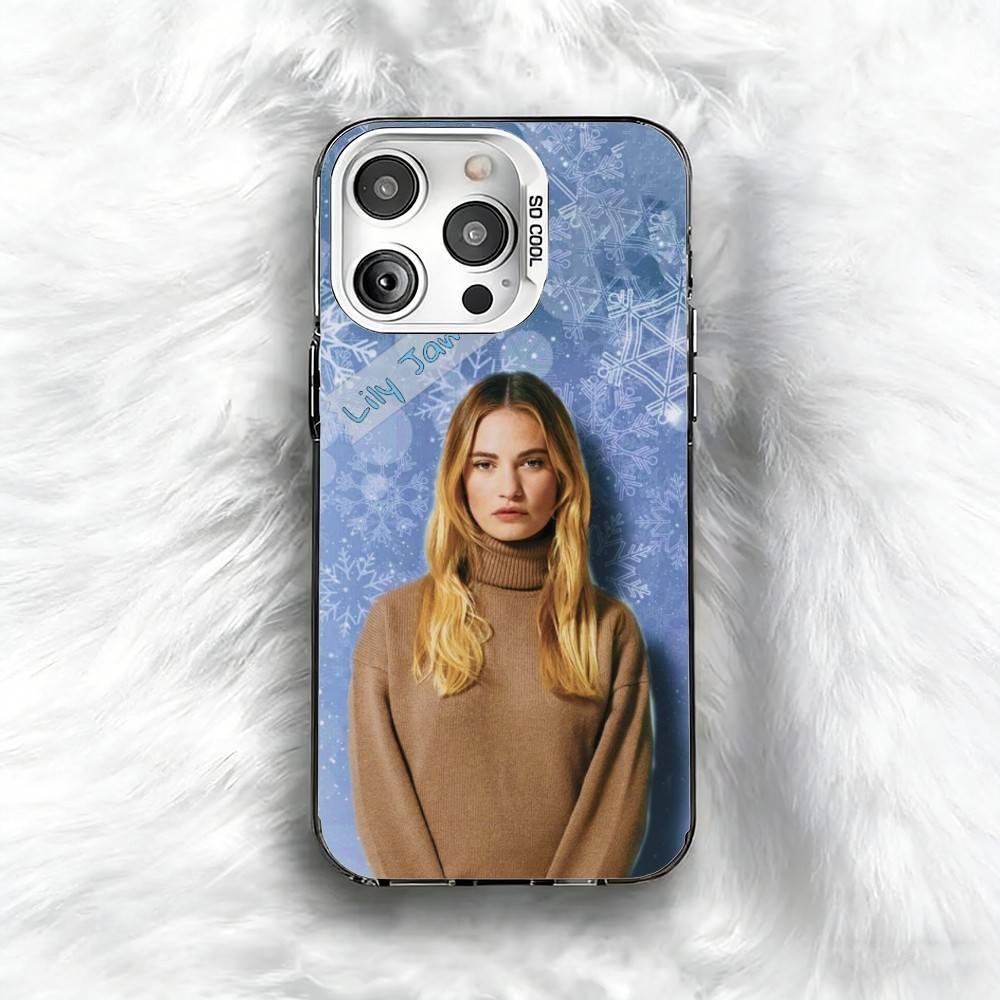 Actor L-Lily J-James Phone Case For iPhone 16 17 15 14 12 13 Pro Max Black Color Shockproof Cover