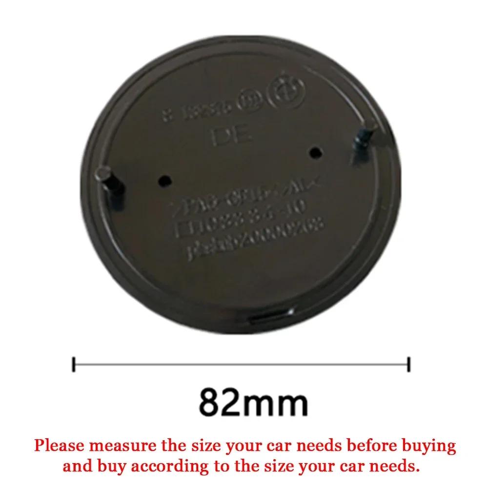 1pcs 74/82mm Car Hood Front Rear Trunk Emblem Badge Replacement Auto Modification Accessories For Bmw E46 E90 E60 F10 F30 E39 X5 blfg97