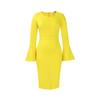 Women's Autumn New Fashion Temperament Elegant Bag Buttock Dress