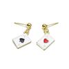 10pcs/bag Mixed Shape Fish Poker Pendants Enamel Metal Necklace Bracelet Connector For DIY Jewelry Making Supplies Accessories