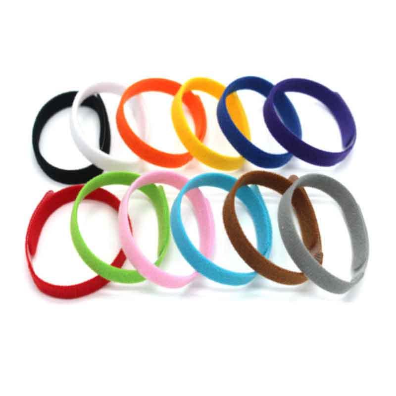 Id 12pcs Adjustable Collars Velcro Whelping Bands Puppy Kitten Newborn Tags Pet