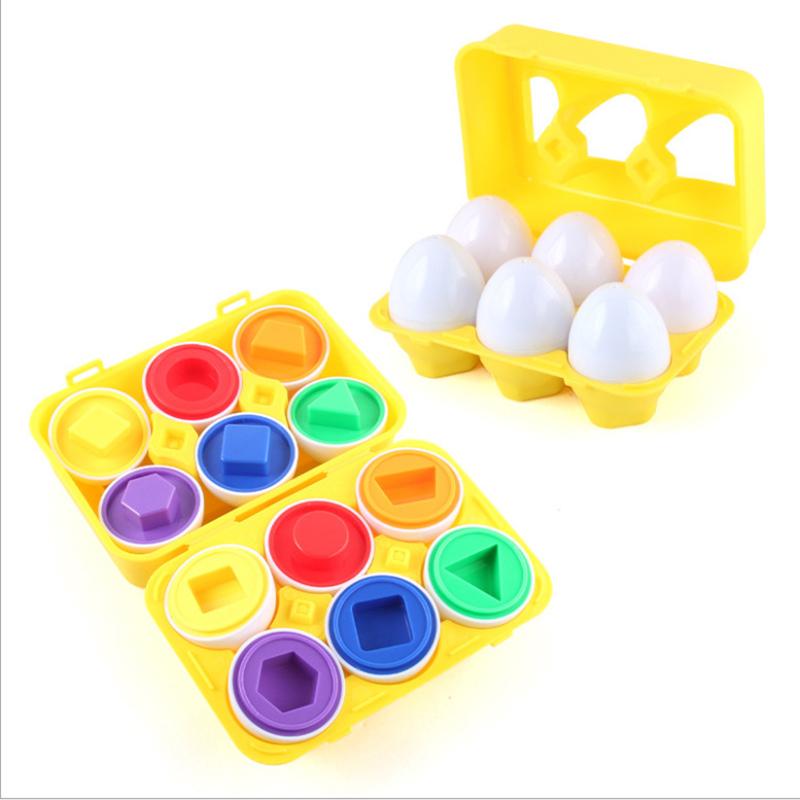 

Matching Eggs Toys For Toddlers 1 2 3Y Montessori Toys Easter Eggs Baby Color Shape Sorter Games Educational Learning Toys Kids