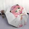 1pc Pink Rose Floral Print Umbrella - Automatic Opening, Foldable Design, Outdoor Use, Gift for Fans, Travelers, Everyday Use.I101