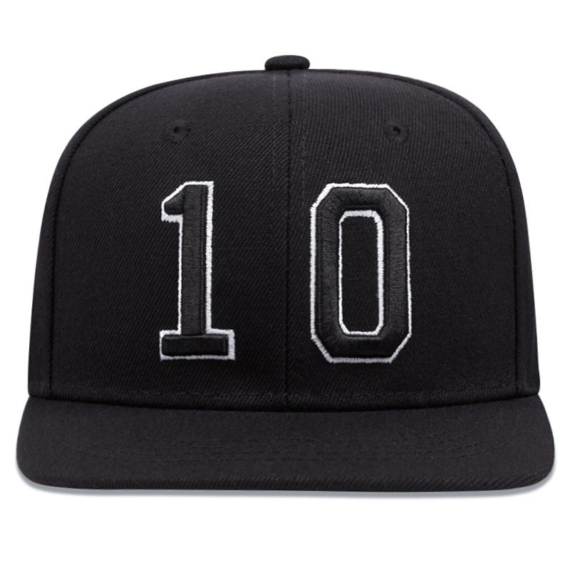 Retro Men's Hat Number 10 Embroidered Button Hat Hip Hop Fashion Women's Summer Leisure High Quality Baseball Hat