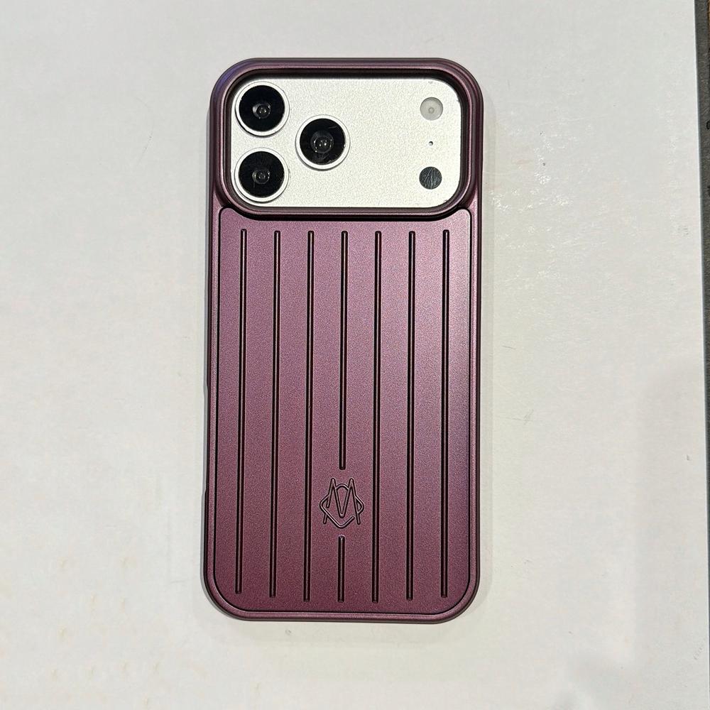 Luxury Aluminum Alloy Luggage Phone Case for IPhone18 Pro Max 17 16 15 14 13 for Rimowa Shockproof Anti Scratch Full Edge Protective Cover