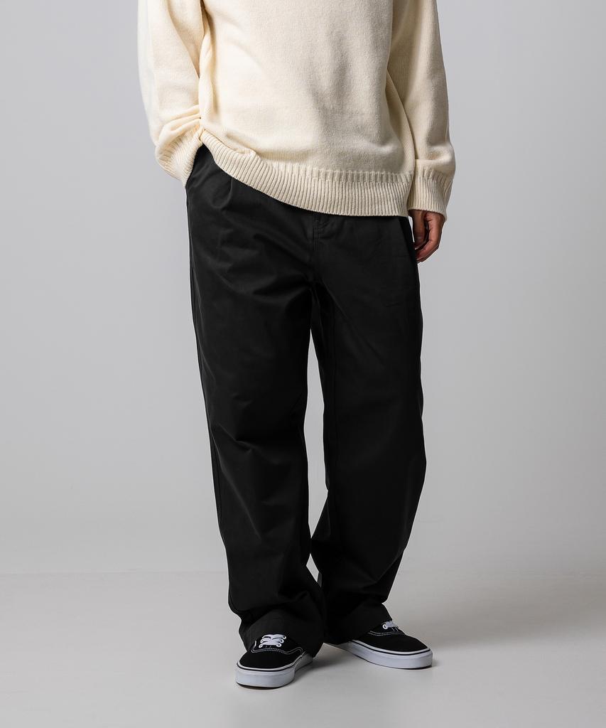 DICKIES Relaxed Single-Pleat Chino Pants Black