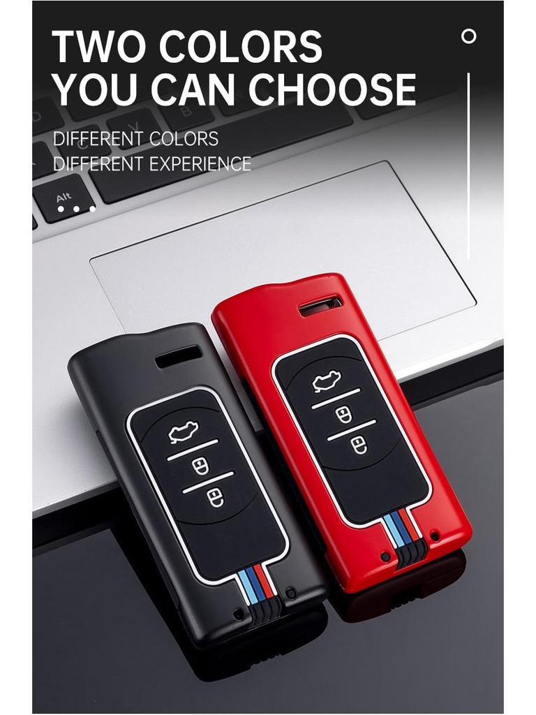 Metalowa obudowa kluczyka dla Chery Tiggo 3x/5x/7, Exeed TX/Lingyun/Lanyue i ET-i Chasing Wind