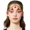Vintage Ethnic Style Tassel Forehead Chain Headpiece , Creative Fashion Hair Accessories for Women , Bohemian Tribal Hea